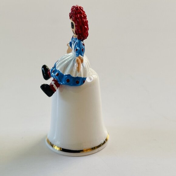 Thimble Raggedy Ann Fine bone Chine Gimbel and Sons Made in England Collectible - Picture 4 of 8
